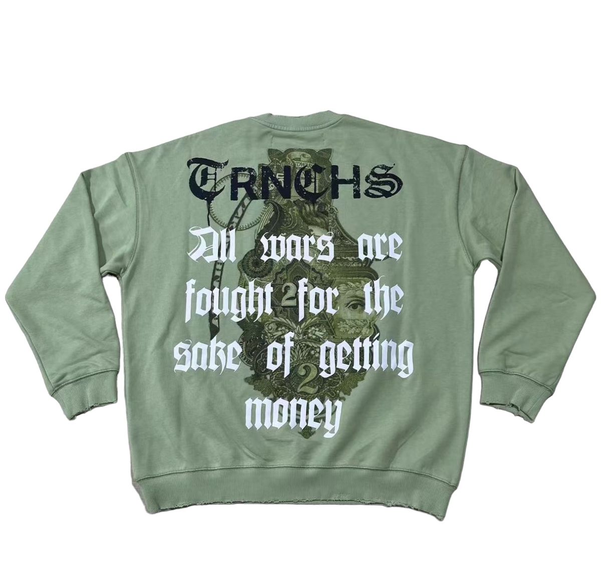 WAR MONEY SWEATER GREEN