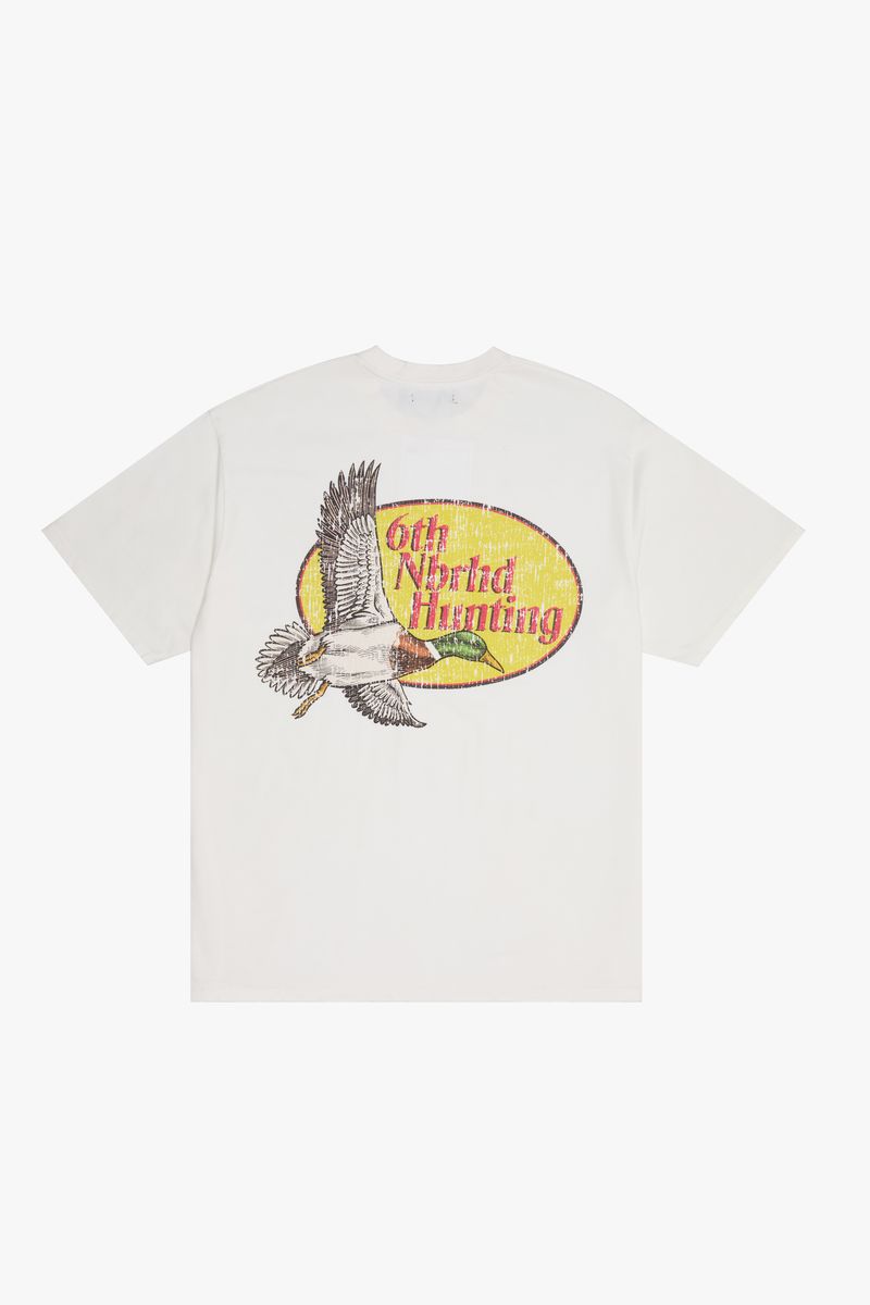 6TH-T3101 "HUNTING" TEE  VINTAGE WHITE