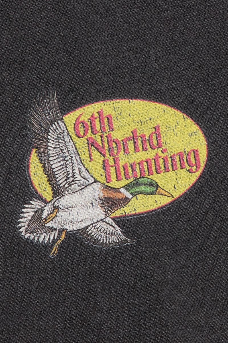 6TH-T3101 "HUNTING" TEE VINTAGE BLACK