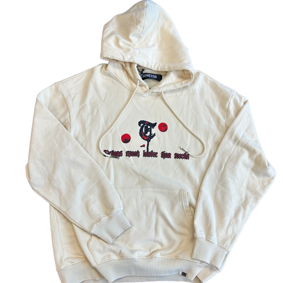 TC-24-718 TEETH HOODIE CREAM