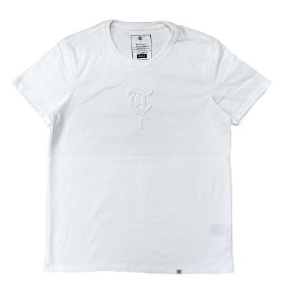 TC-23-513 T Monogram Logo WHITE