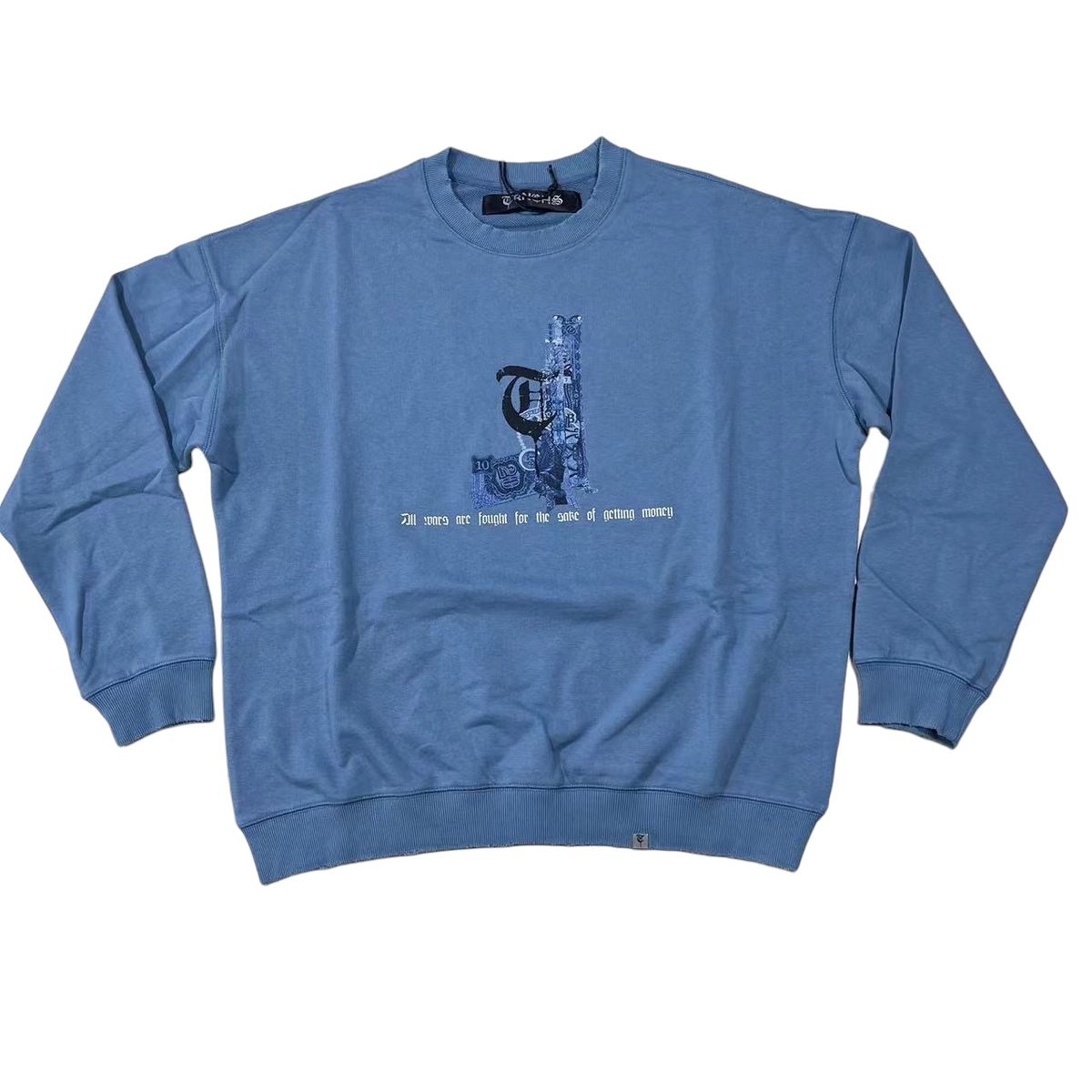 WAR MONEY SWEATER BLUE