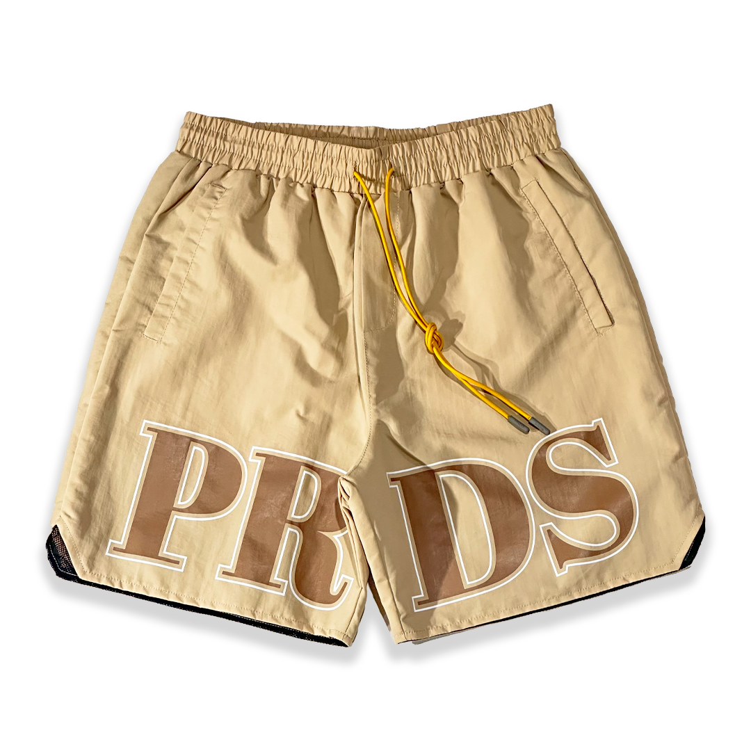 Paradise Varsity Short Tan