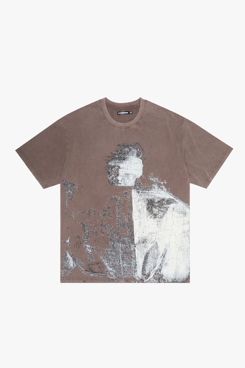 "ASHES" VTG MOCHA TEE