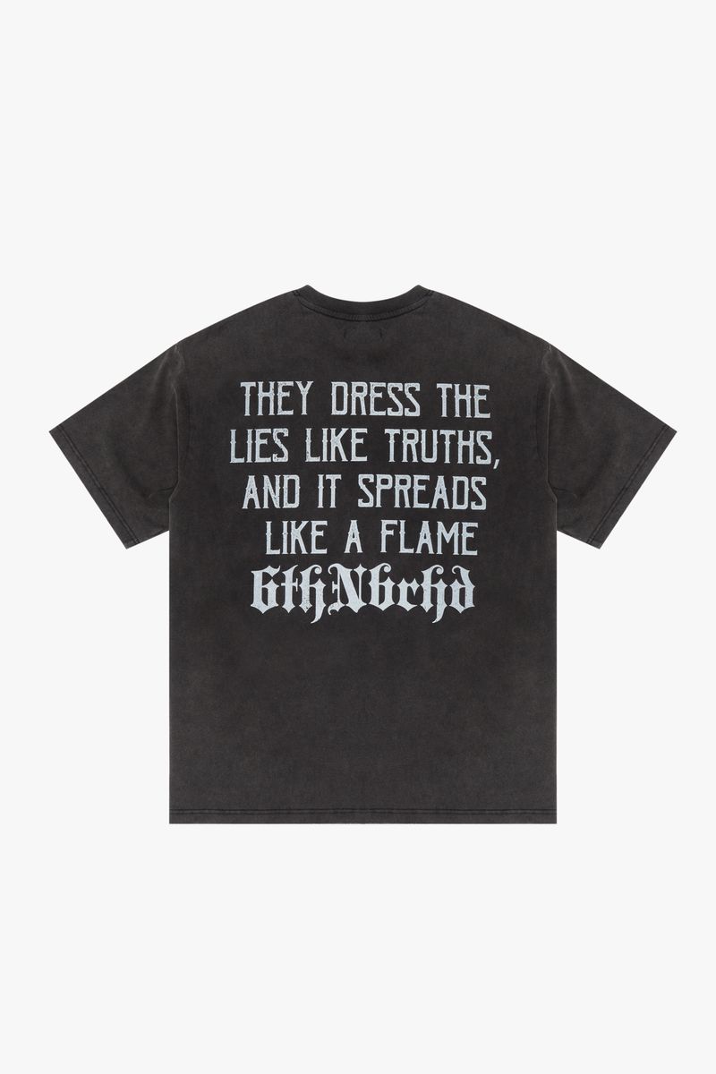 "ASHES" VTG BLACK TEE