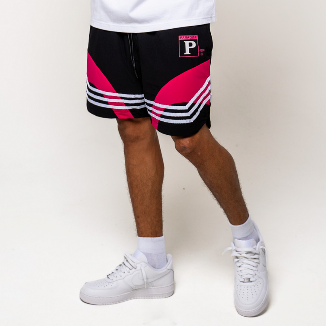 PL00690 RESORT SHORTS BLK/FUSC