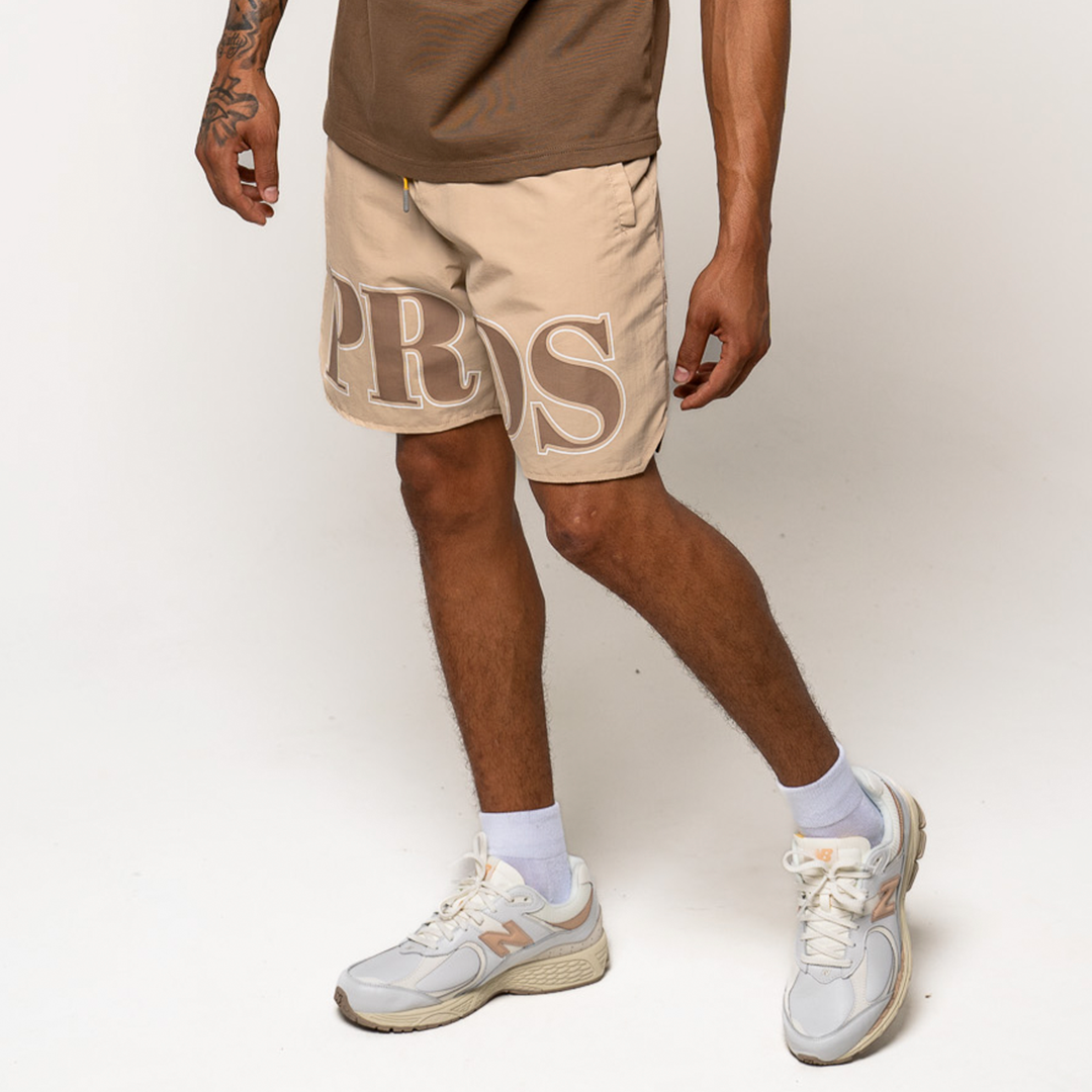 Paradise Varsity Short Tan