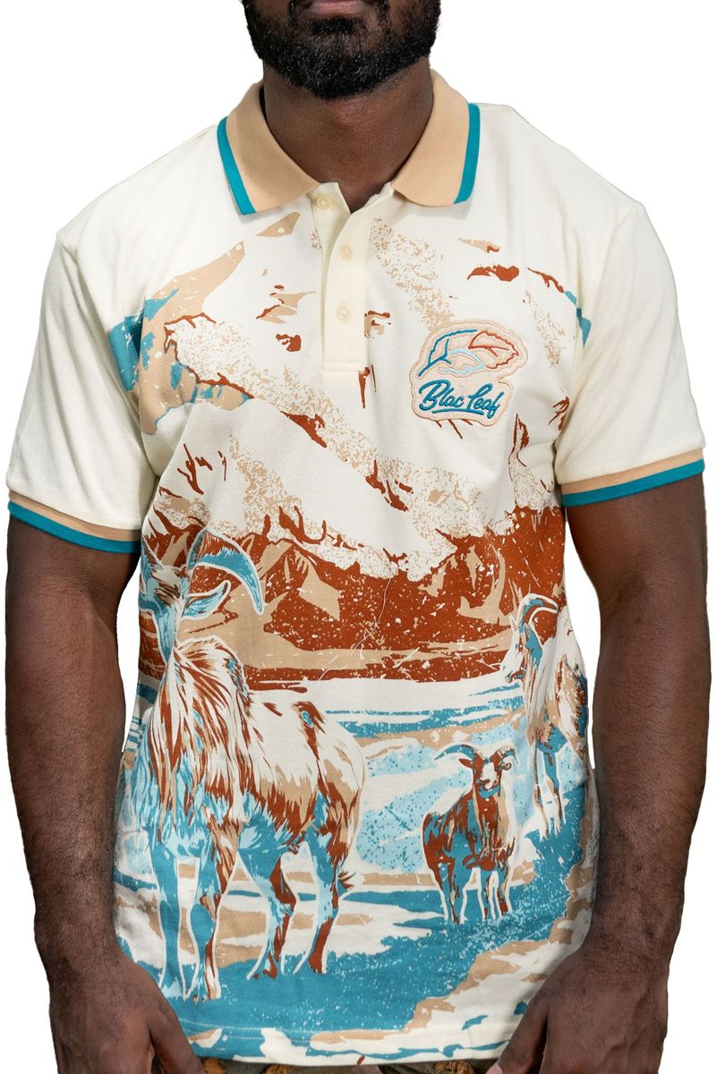 BLF24-103 THE ALPHA HERD POLO CREAM