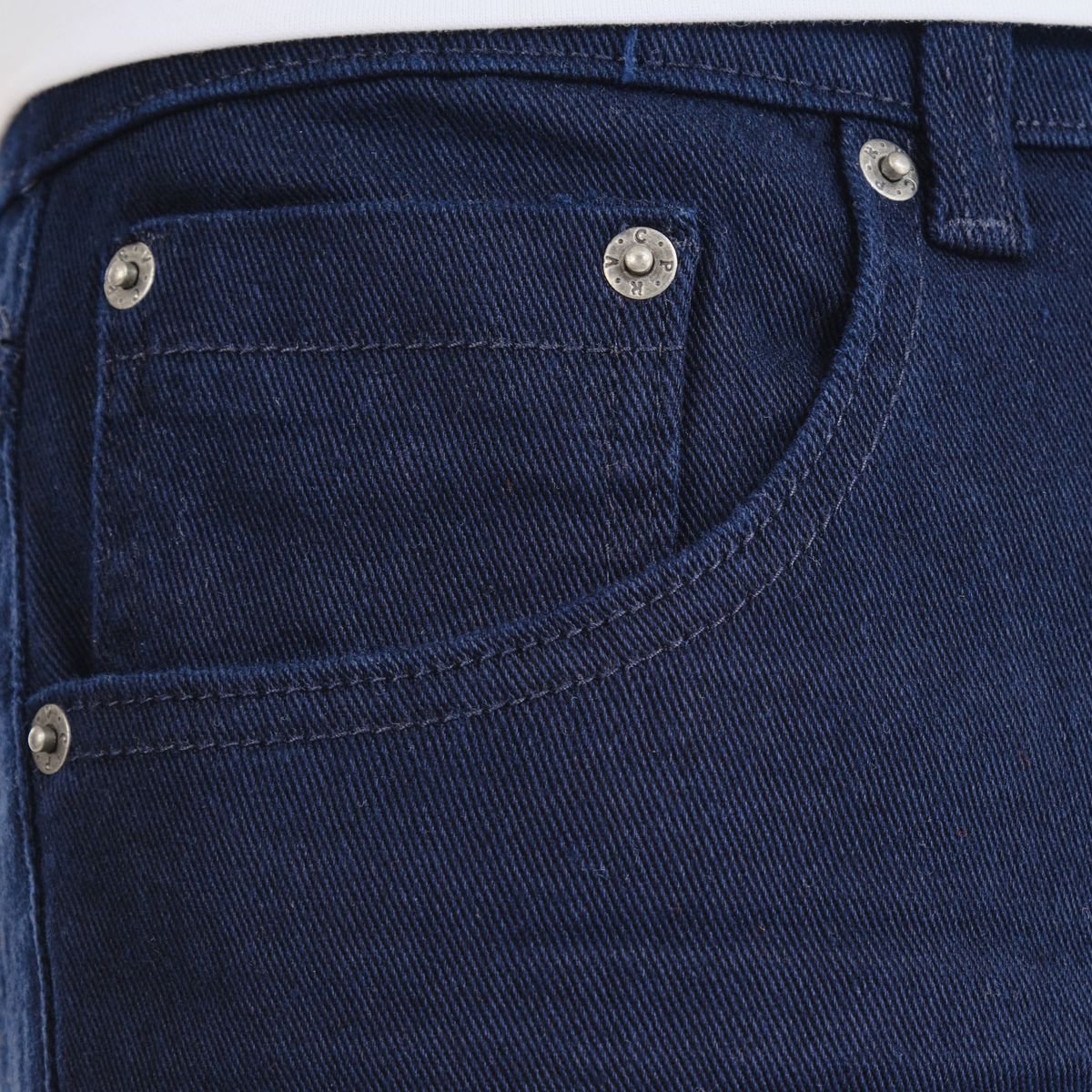 Copper Rivet Whisker Pants - Slim Fit