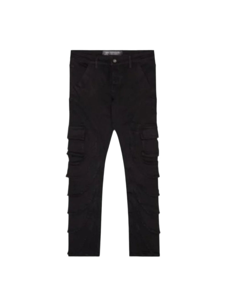 "UTILITY" JET BLACK STACKED