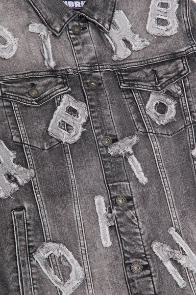 6Th Nbrhd "Puzzle" Jacket - Embroidered Letters