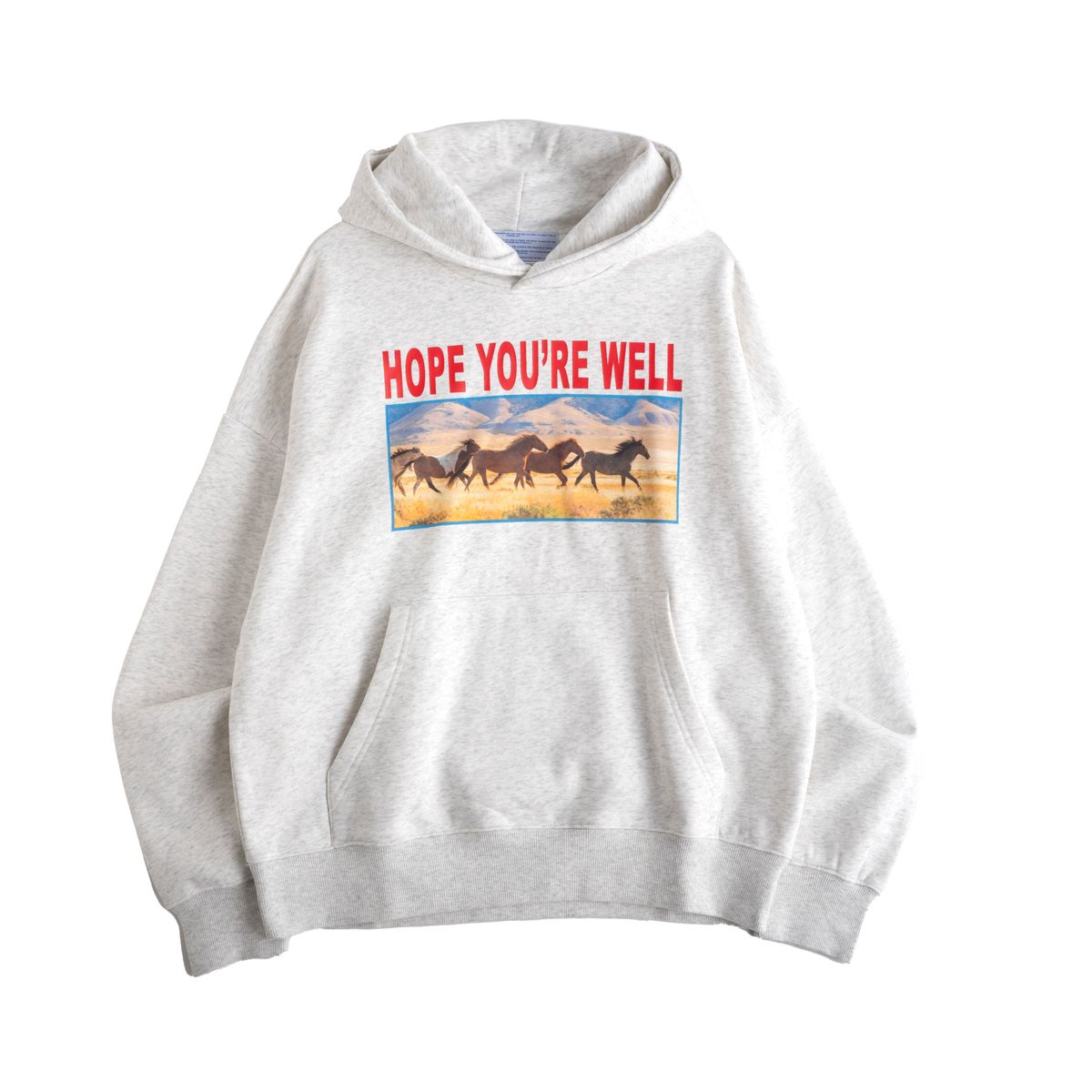 Jungle Horses Hoodie - Gray for Men