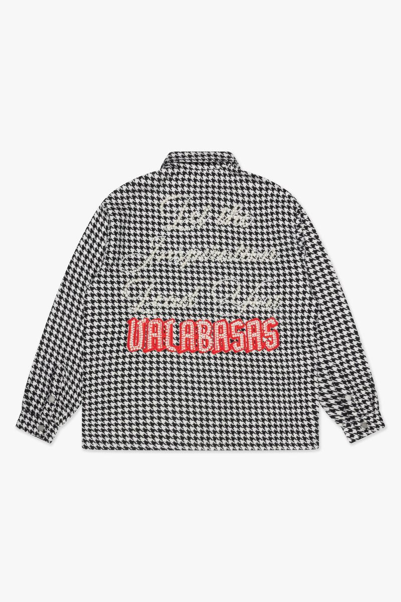 "CHECKERS" BLACK BUTTON DOWN