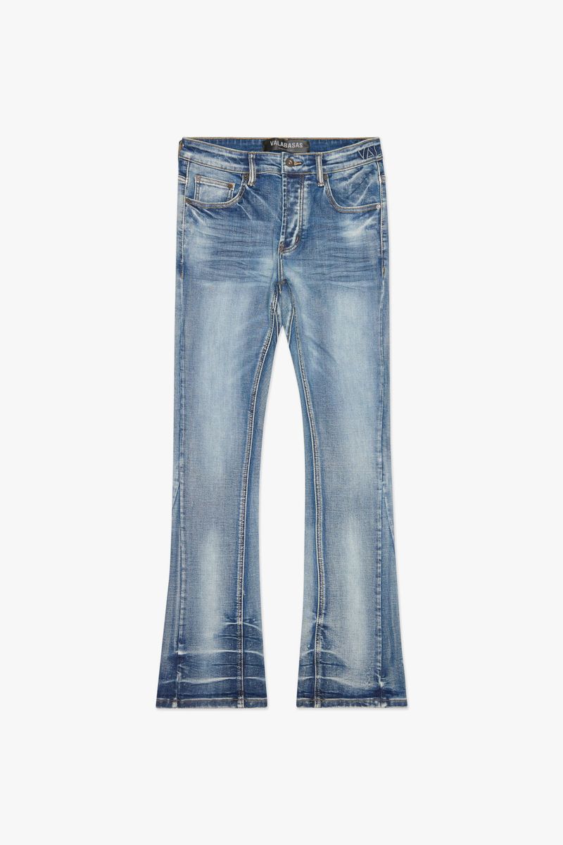 MR. STACKED Medium Wash