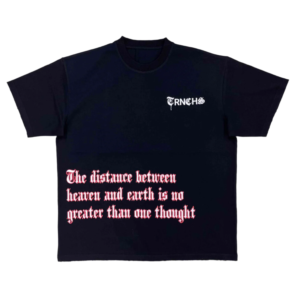 One thought graphic T-shirt - Black