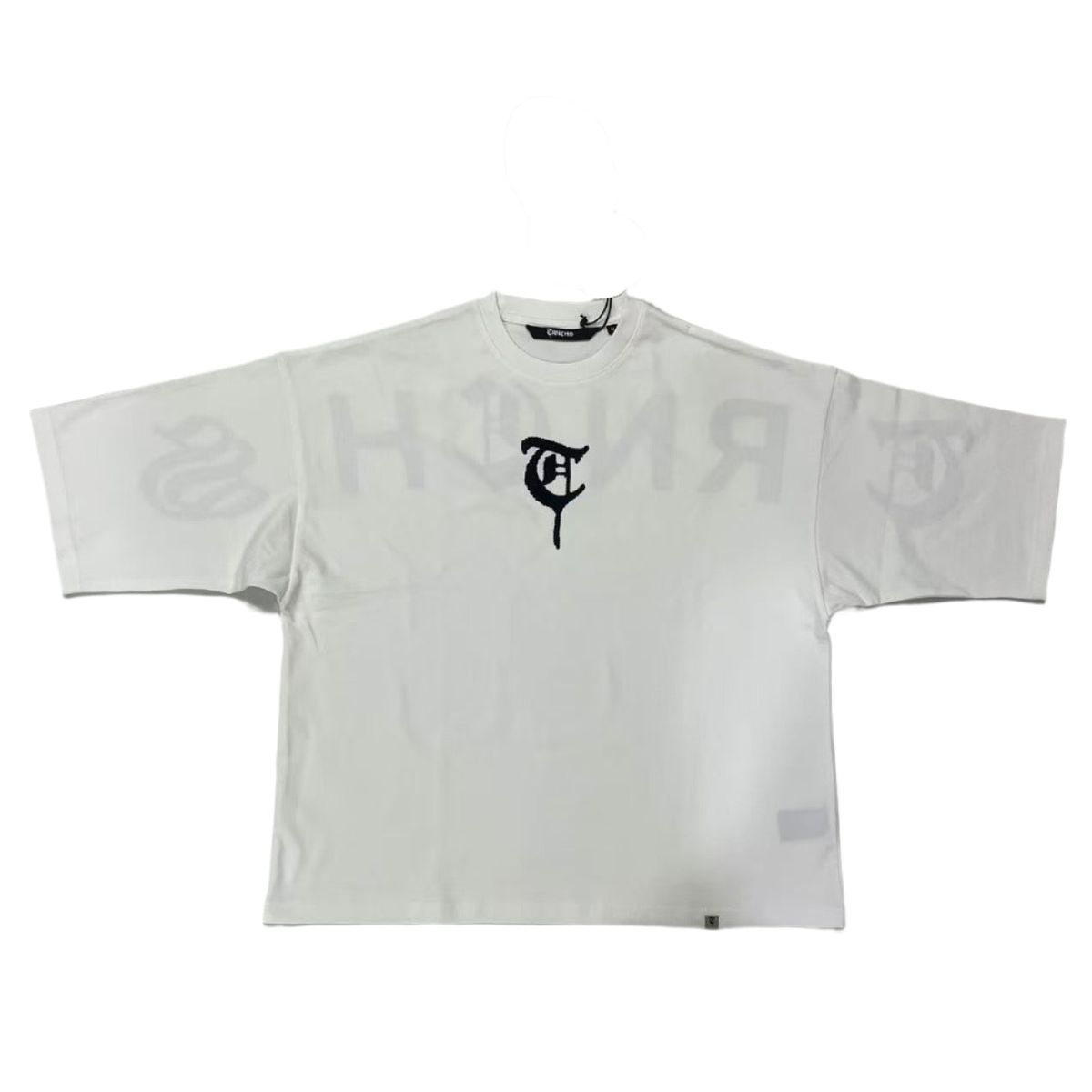 Yakhaf Trnchs logo T-shirt - White