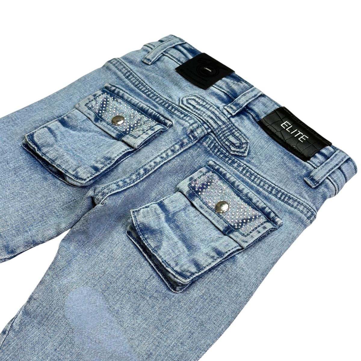 Elite Premium Stacked Cargo Pants Kids - Feature