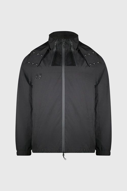 The Hideout White Lines Waterproof Utility Men's Jacket - Mesh Panel