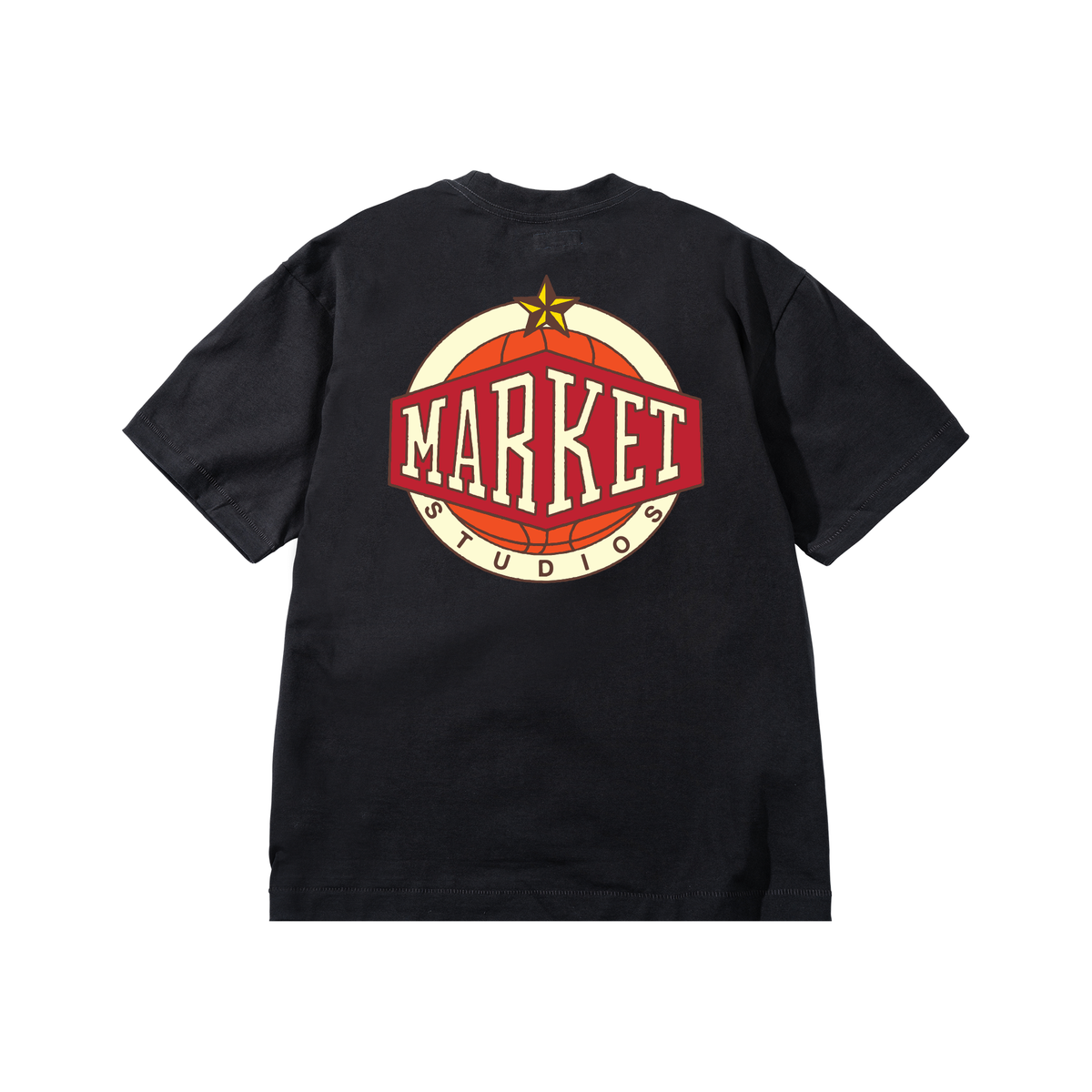 Market Black T-Shirt