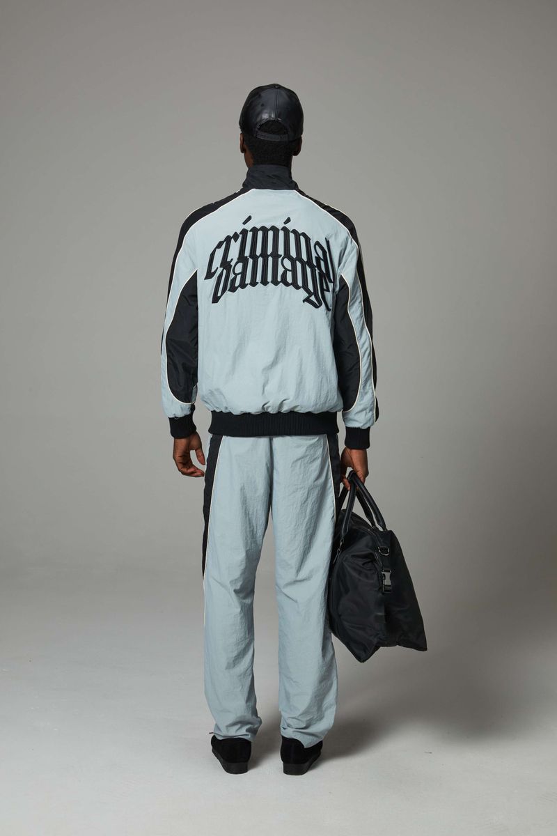 Criminal Damage Men's Jacket -  Light Blue