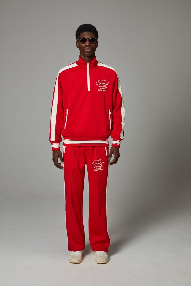 Criminal Damage Men's Jacket  - Red