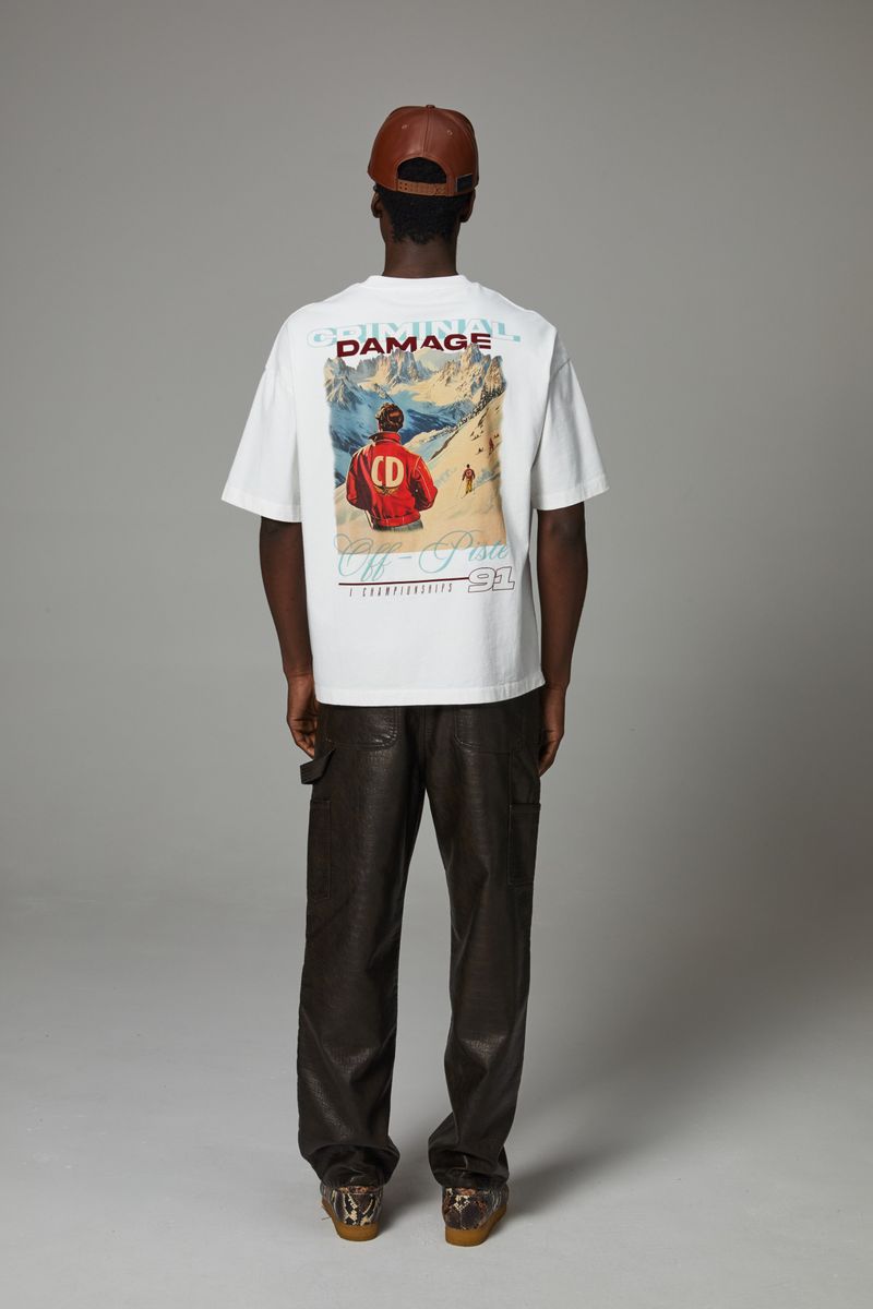 Criminal Damage Men's T-Shirt - White