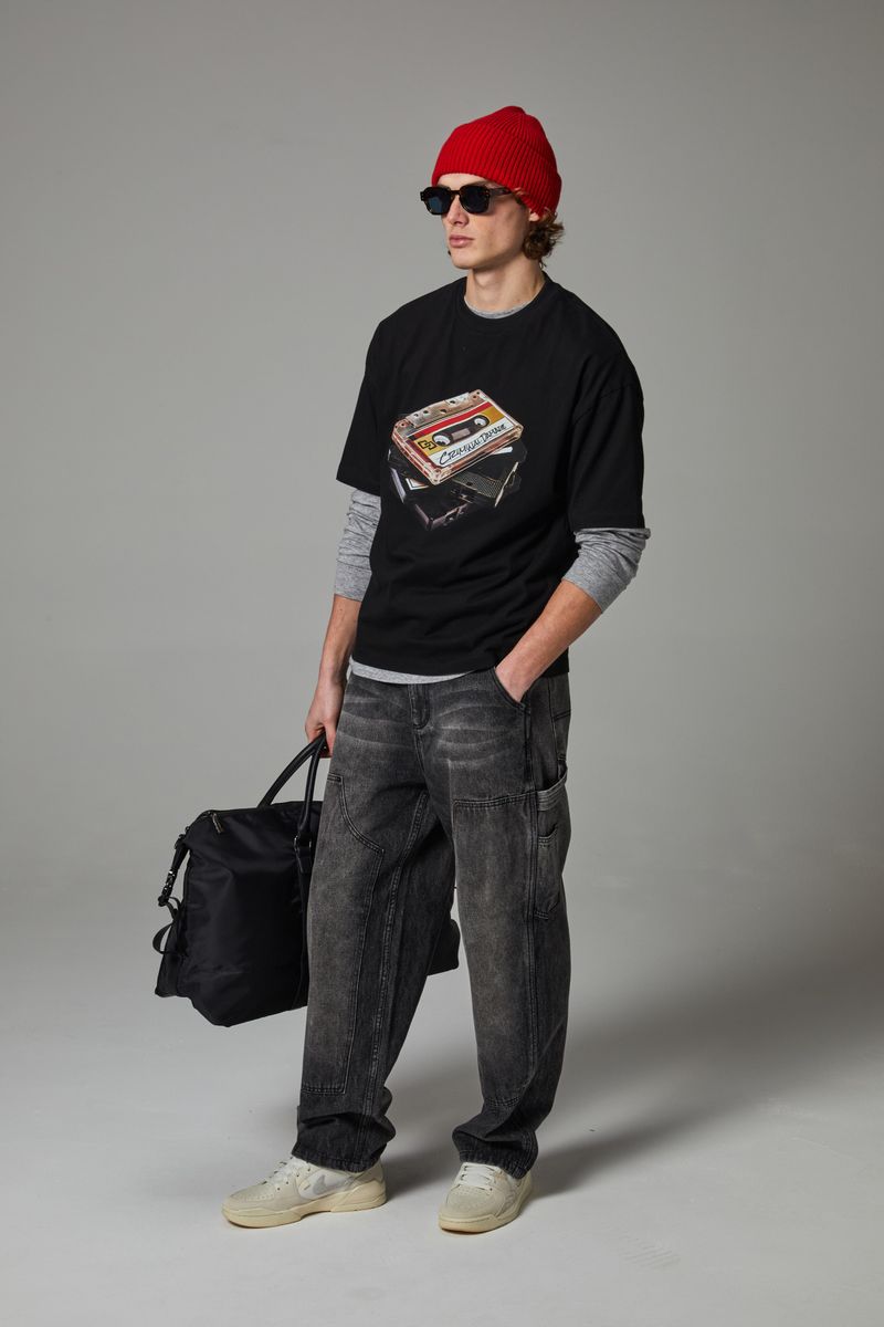 Criminal Damage Men's T-Shirt - Black