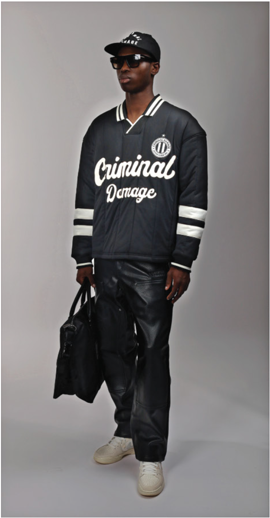 Criminal Damage Men's Jacket- Black