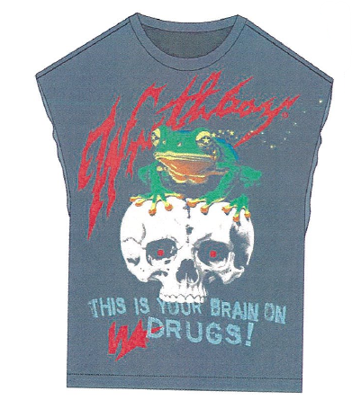 This is your brain on drugs sleeveless shirt