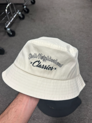 "SHADE" CREAM BUCKET HAT