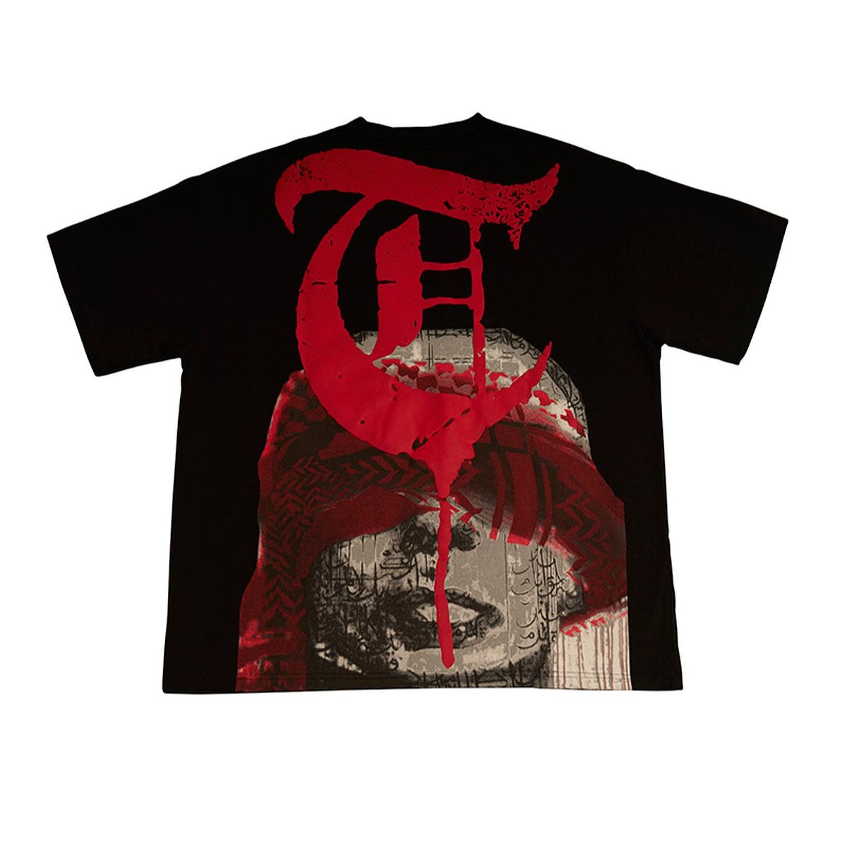 Courage graphic T-shirt - Black