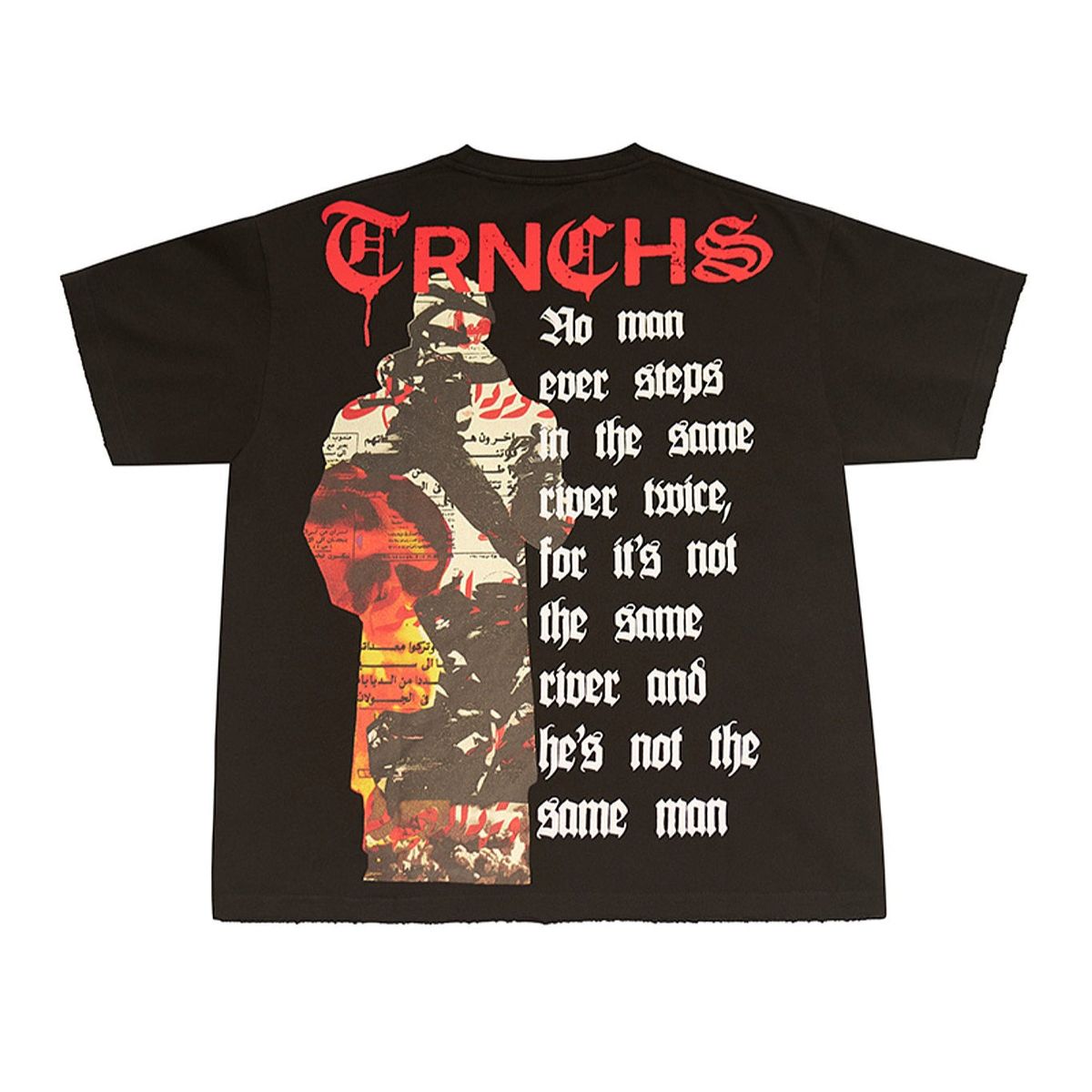 Changes Trnchs logo T-shirt - BLACK