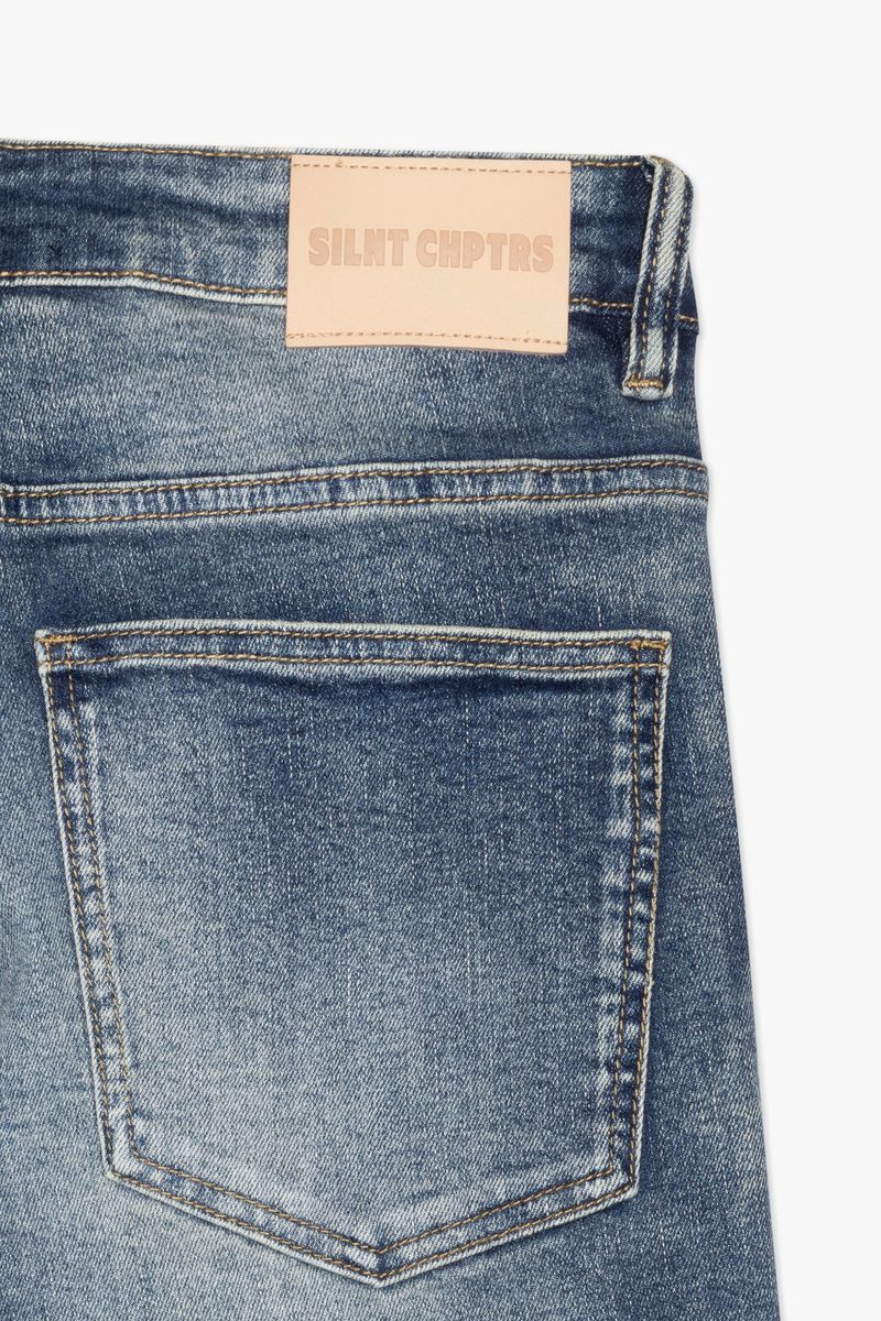 CHPTRS SKINNY DK BLUE WASH