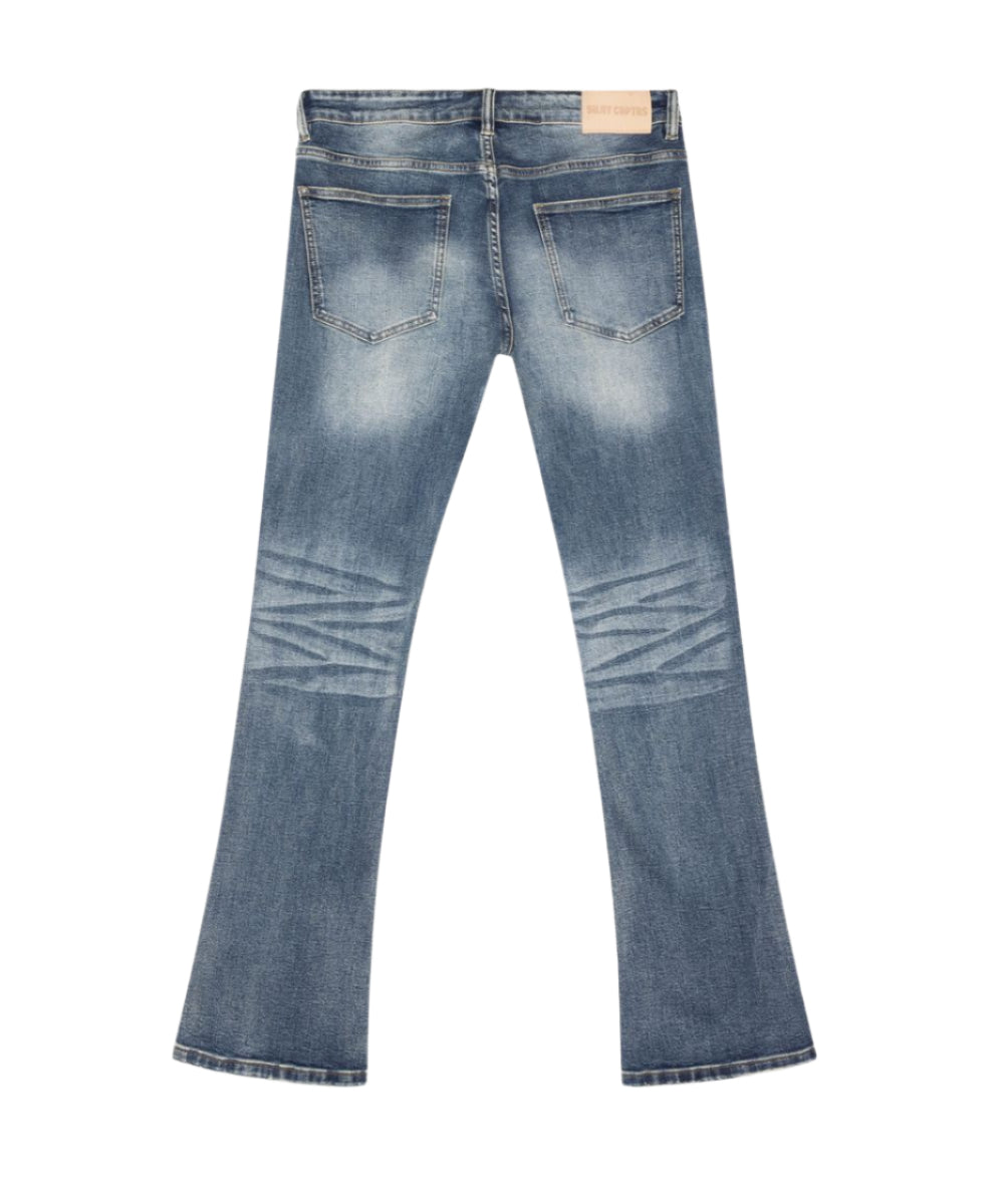"CHPTRS. STACKED" DARK BLUE WASH