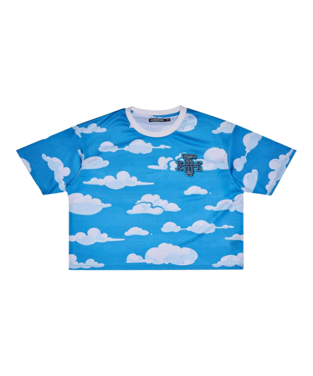 "SCRIMMAGE" BOX-FIT MESH TEE