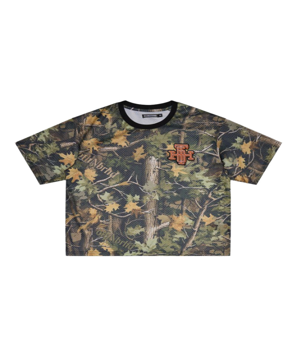 "SCRIMMAGE" BOX-FIT MESH TEE