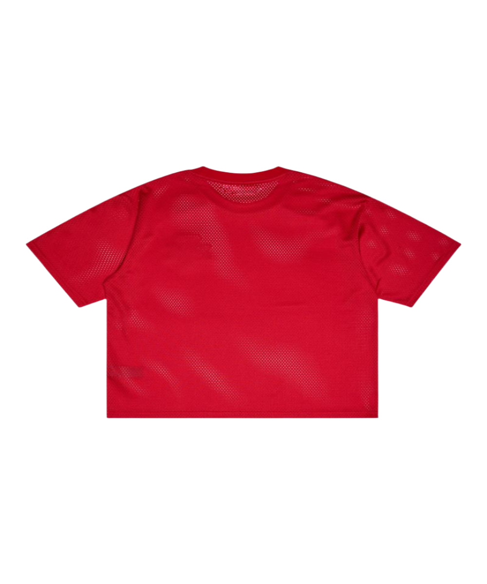 "SCRIMMAGE" BOX-FIT MESH TEE