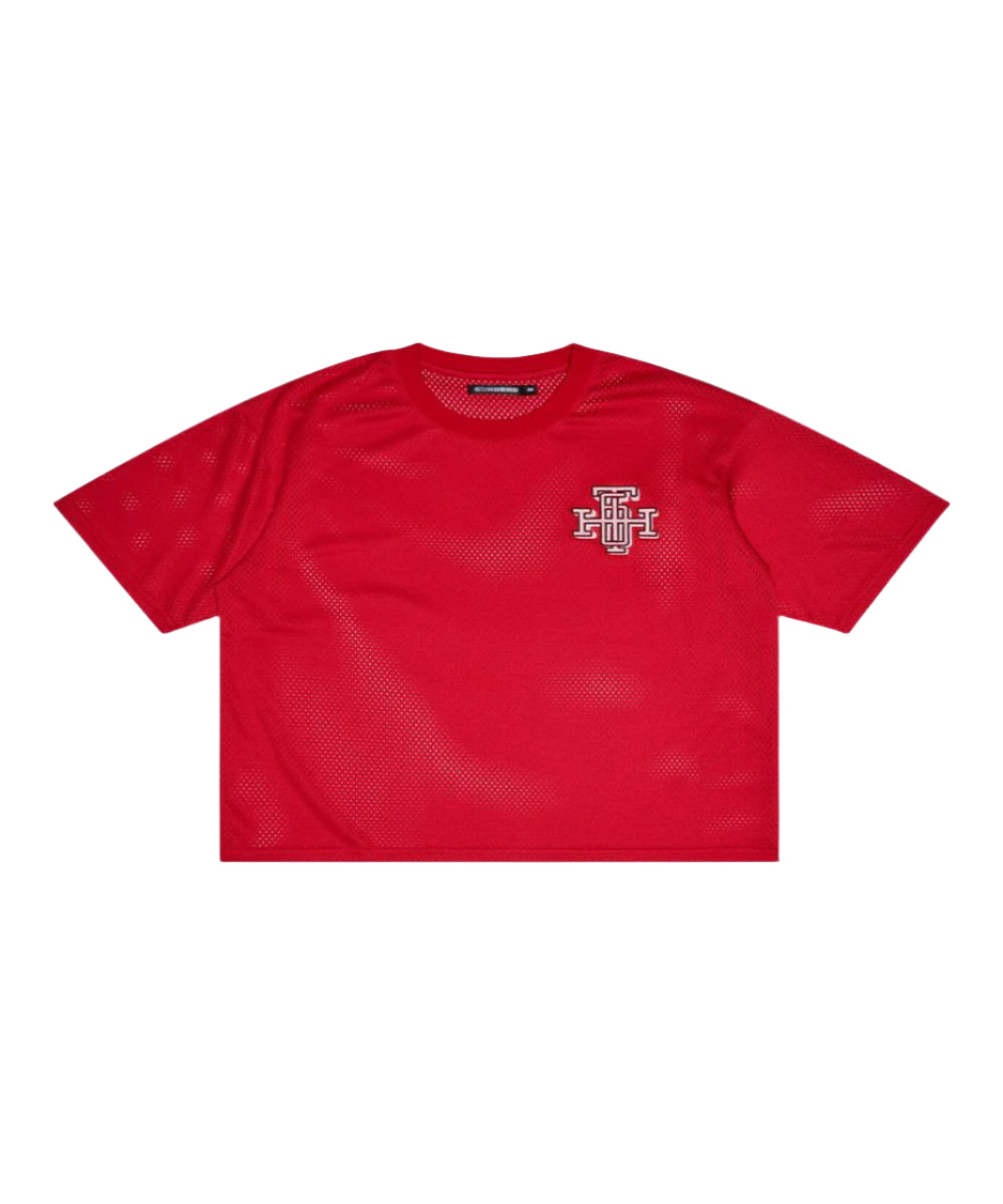"SCRIMMAGE" BOX-FIT MESH TEE