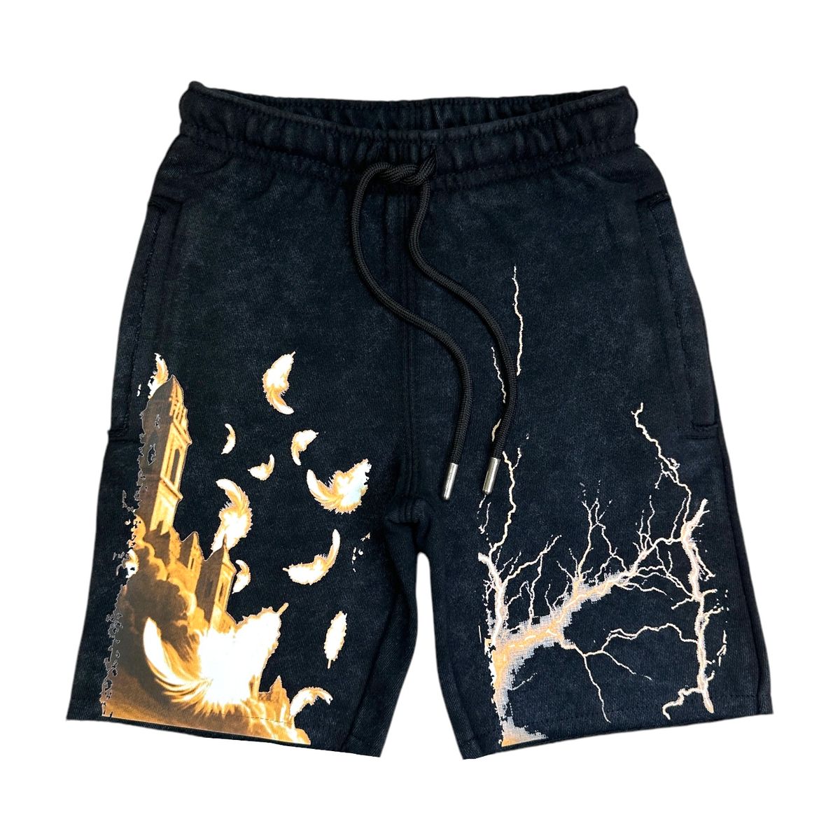 ELITE PREMIUM Paradise Cropped Kids Fleece Shorts