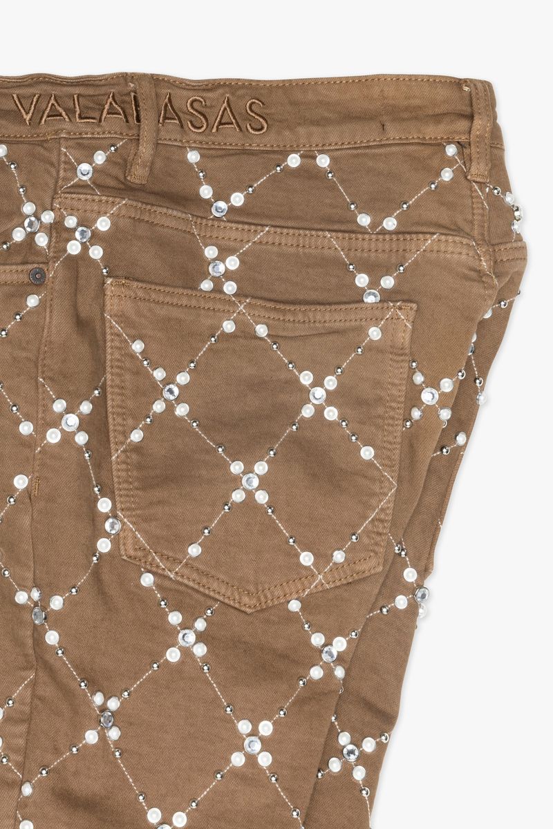 "BLUR" SKINNY Brown