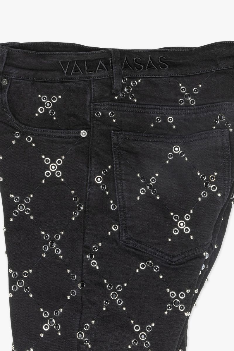 "POP" STACKED Black Washed