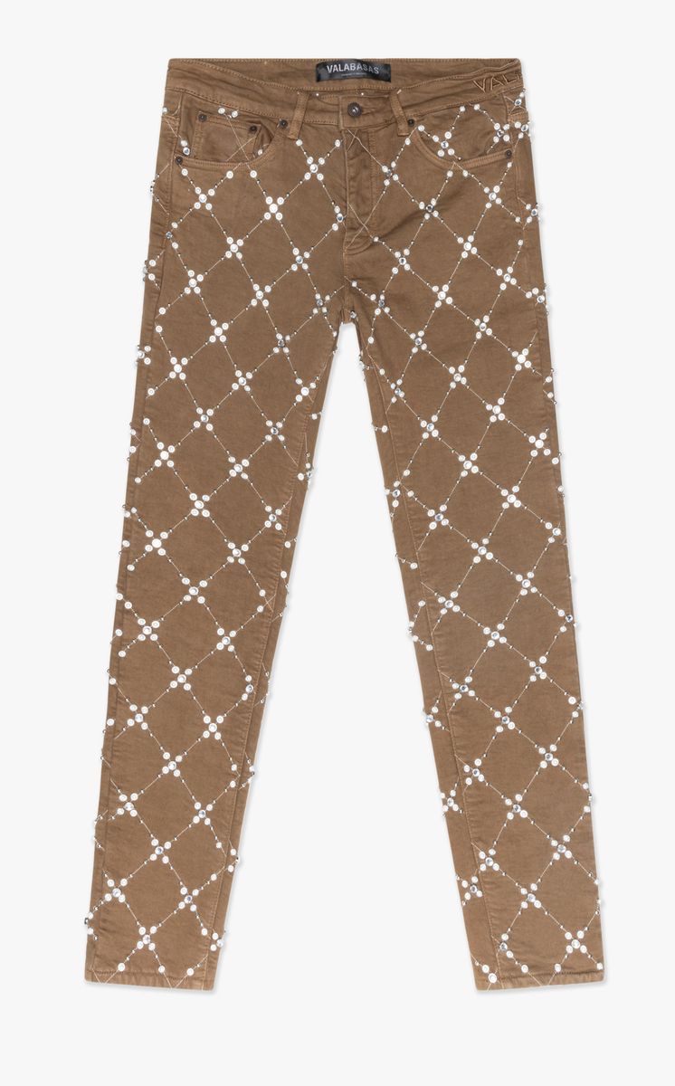 "BLUR" SKINNY Brown