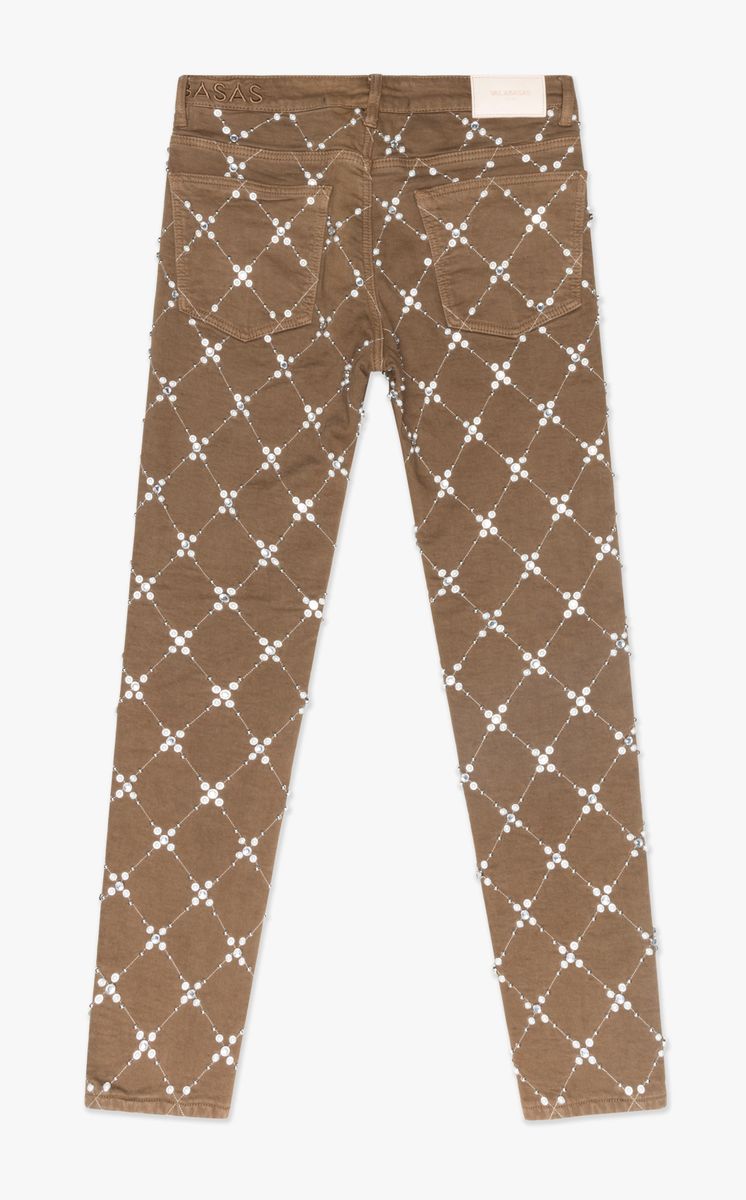 "BLUR" SKINNY Brown