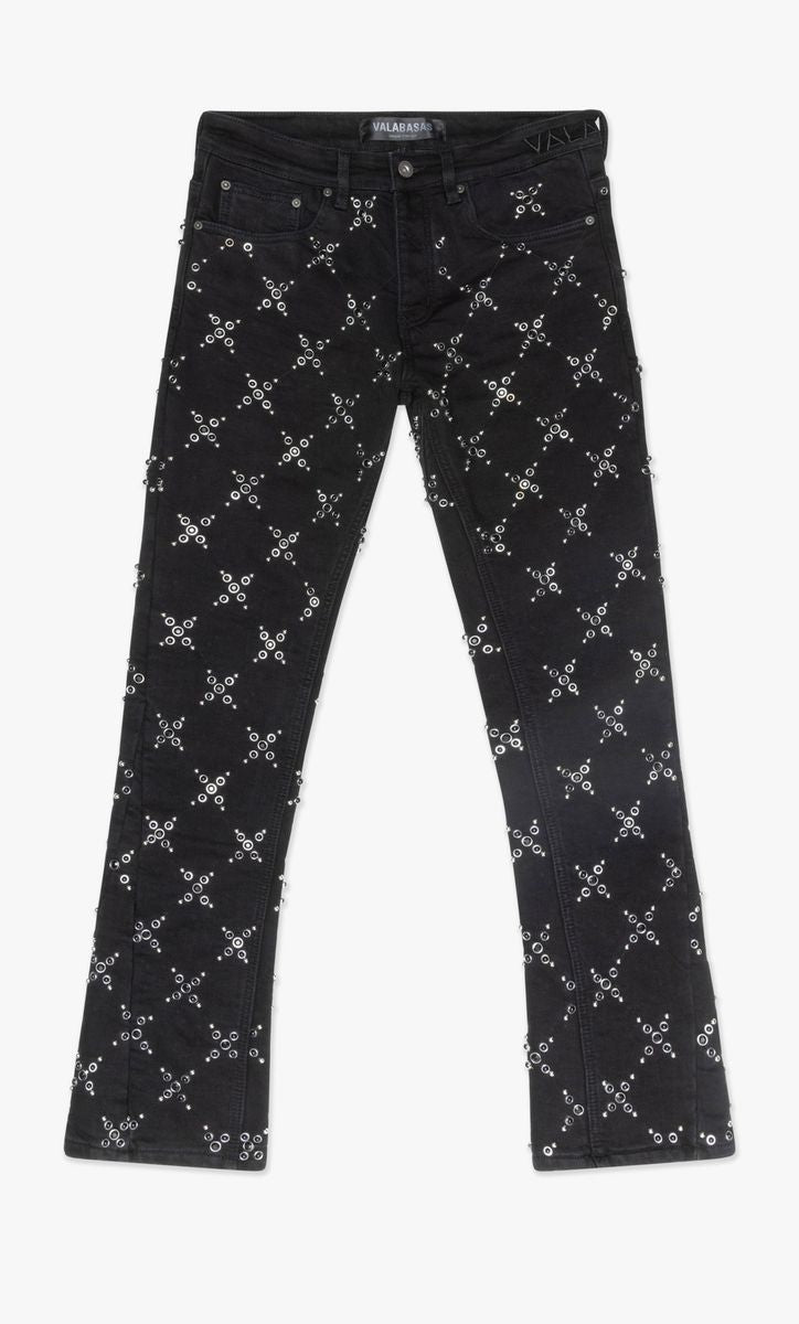 "POP" STACKED Black Washed