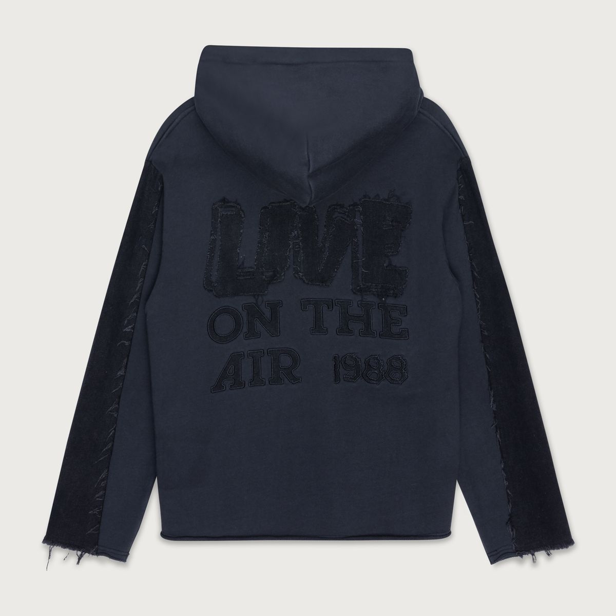 Honor The Gift Dark Blue Denim Hoodie