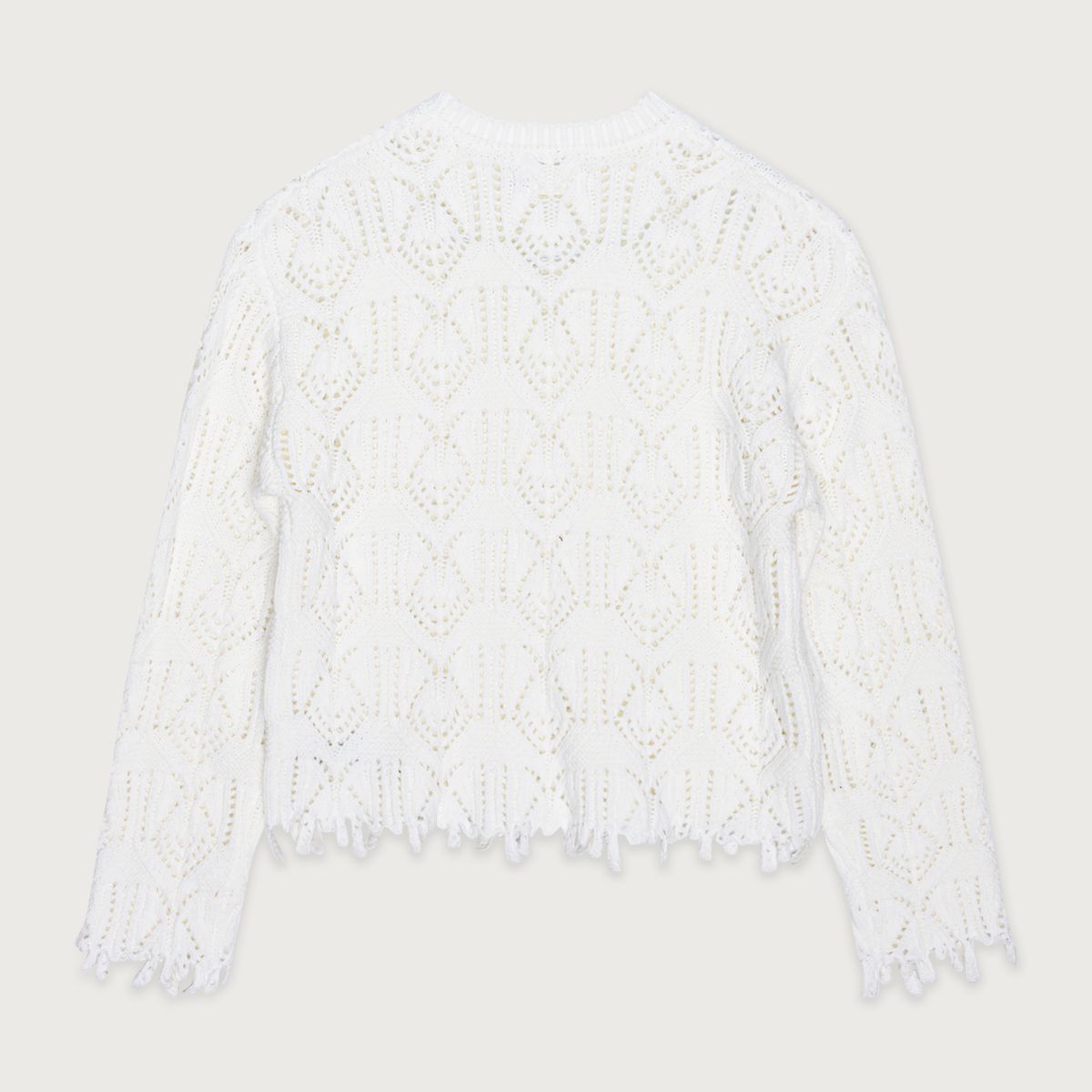 Honor The Gift Crochet Cable Sweater