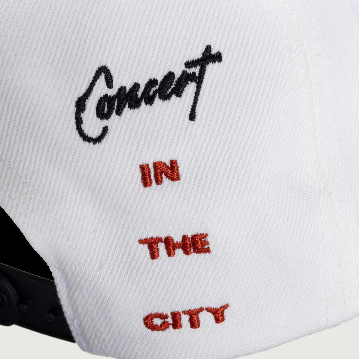 Honor The Gift Embroidered Trucker Snapback Hat - White