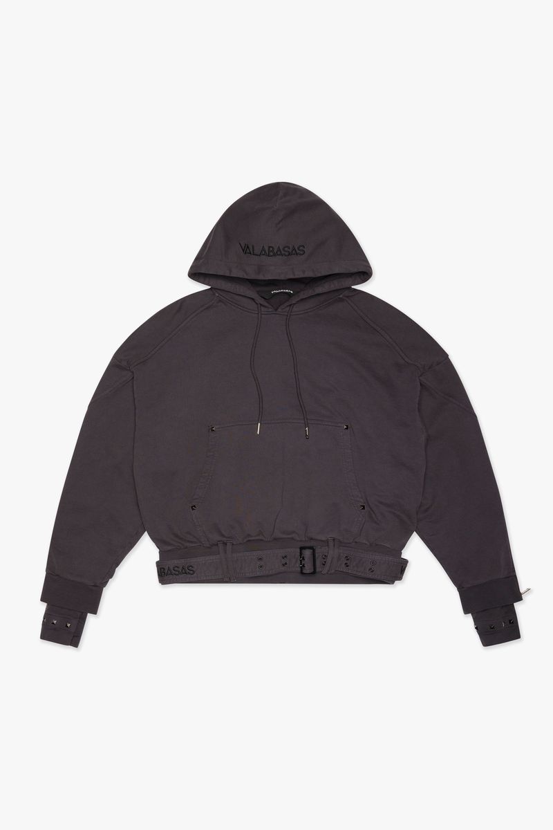 Valabasas Roki Black Hoodie - Charcoal