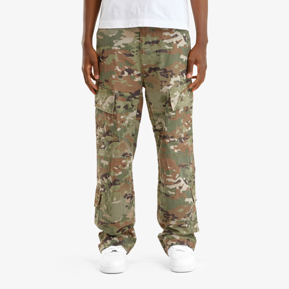Copper Rivet Camo Cargo Pant - Camouflage Pattern