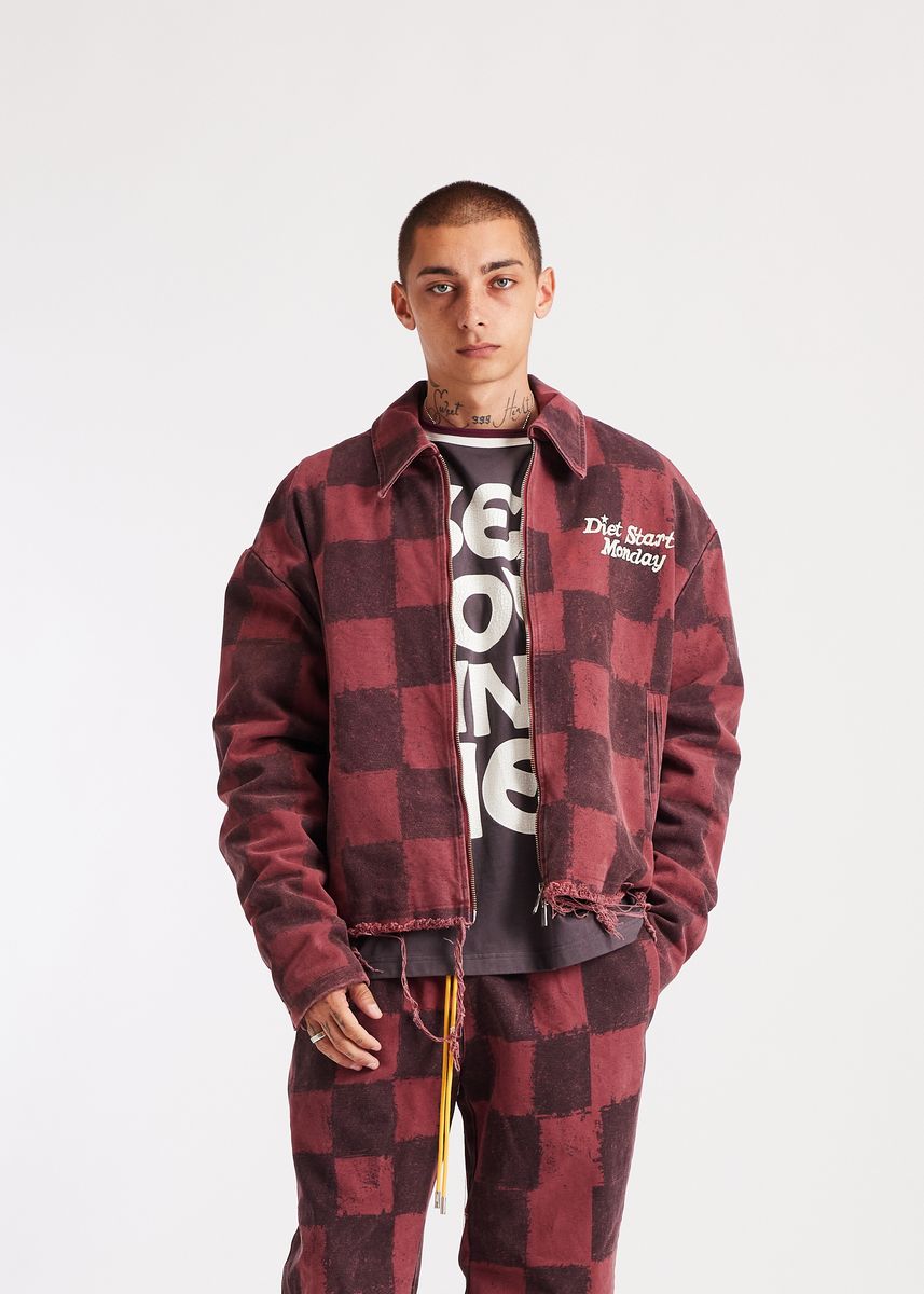 Diet Starts Dylan Jacket Men's - Burgundy